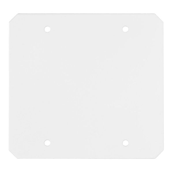 Hubbell Wiring Device-Kellems Center Sub Plate, 2 Gang, Rectangular, Steel, Blank S1R10CSP2B